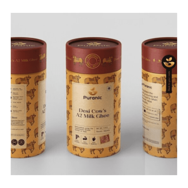 Paper Tube Round Box – 2000 pcs minimum Glass Jar (500 gram )Printed with Custom size – 2000 pcs minimum